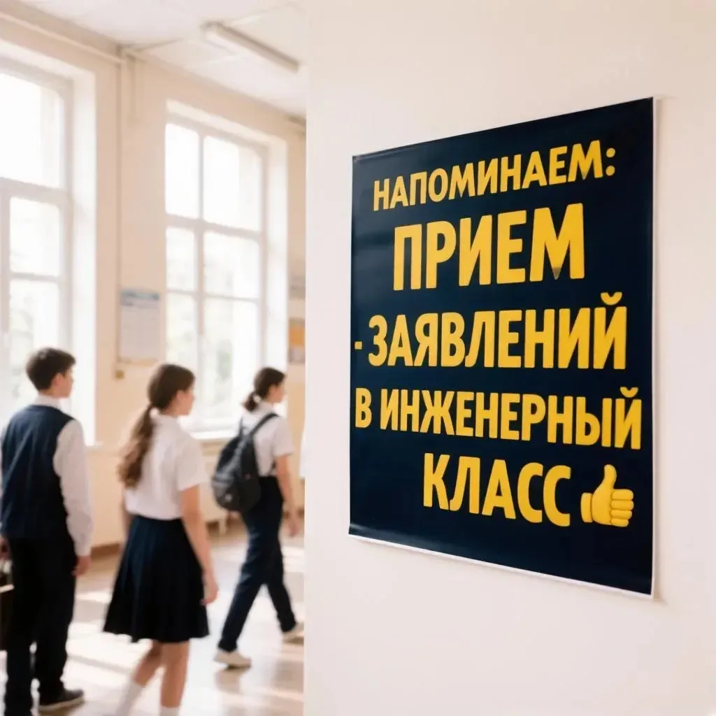 Добрый день!

Ещё не все успели подать заявление на зачисление в инженерный класс 😌

Мы ждем именно