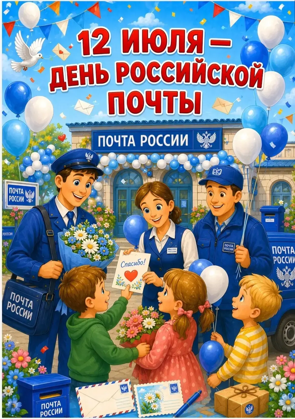 📬 День российской почты в нашем детском саду! 💌

12 июля в России отмечается День российской почты