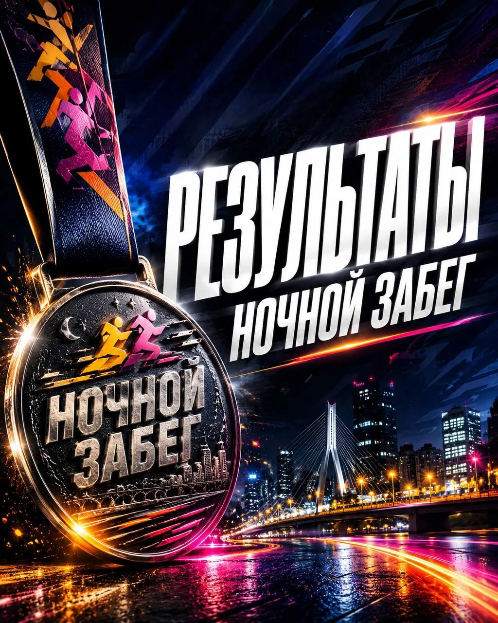 ⚡️ПОБЕДИТЕЛИ И ПРИЗЕРЫ НОЧНОГО ЗАБЕГА 2026!