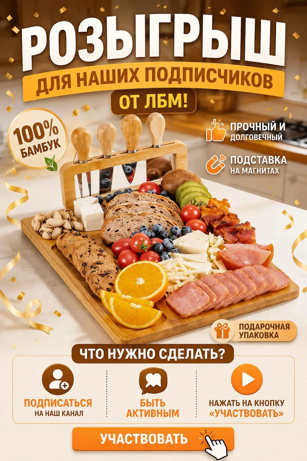 🎉 РОЗЫГРЫШ ДЛЯ НАШИХ ПОДПИСЧИКОВ ОТ ЛБМ! 🎉