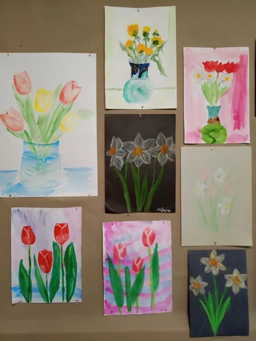 🌸❤️Приглашаем вас погрузиться в волшебный мир весенних цветов на нашей уникальной выставке!  🌸💐🥳