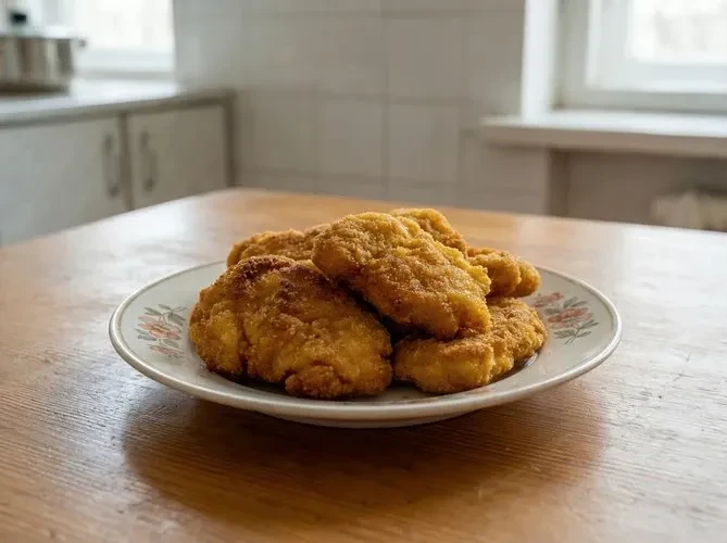 Домашние наггетсы — Хрустящие, сочные и невероятно вкусные. ~280 руб. ~КБЖУ на всю порцию (около 20 