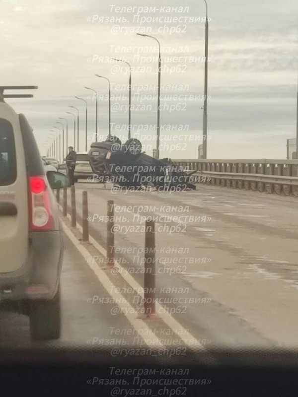 🚗 На мосту Солотчинского шоссе произошла авария со смертельным исходом