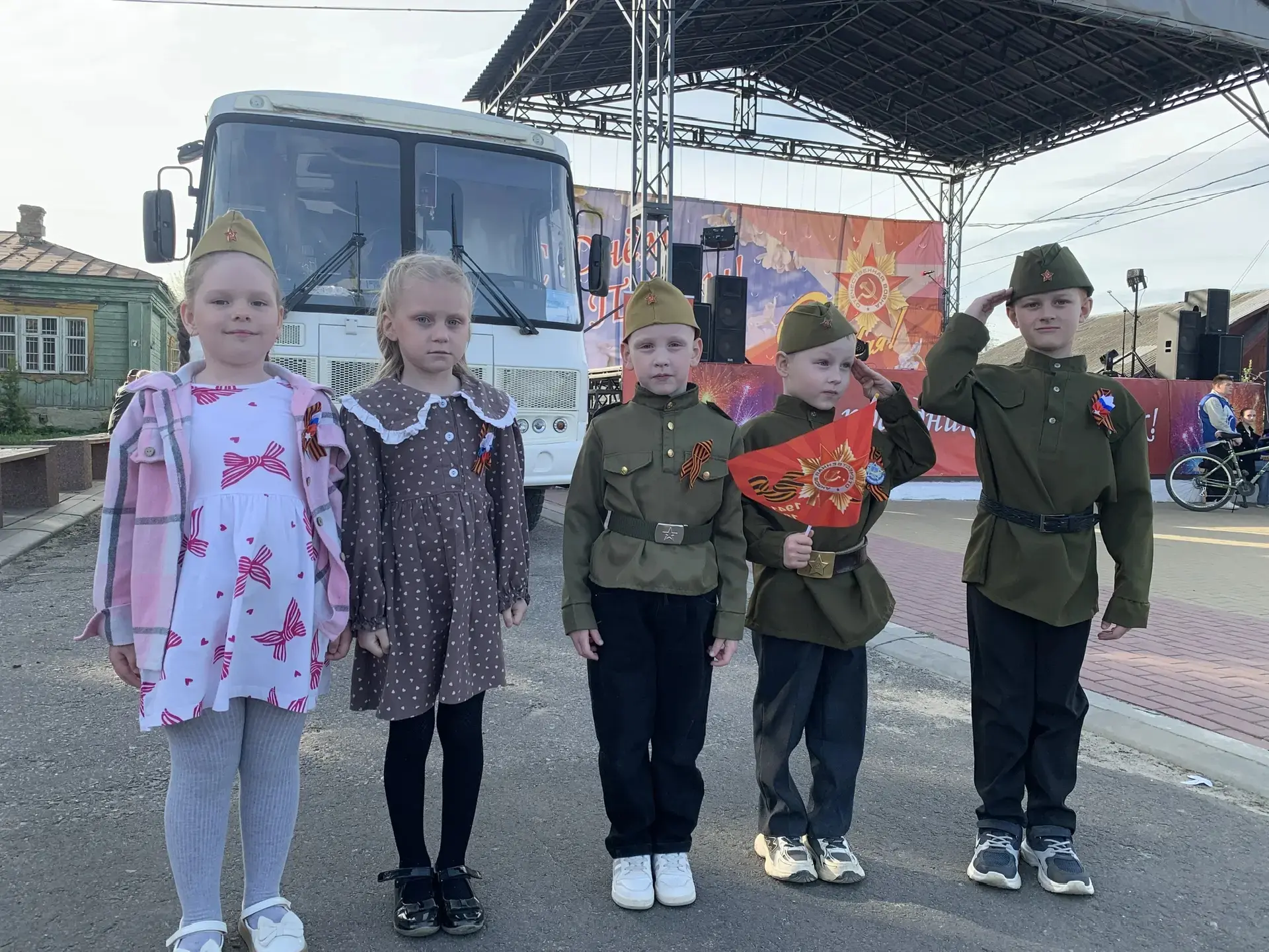 🎖️9 мая воспитанники нашего детского сада с гордостью приняли участие в патриотической...