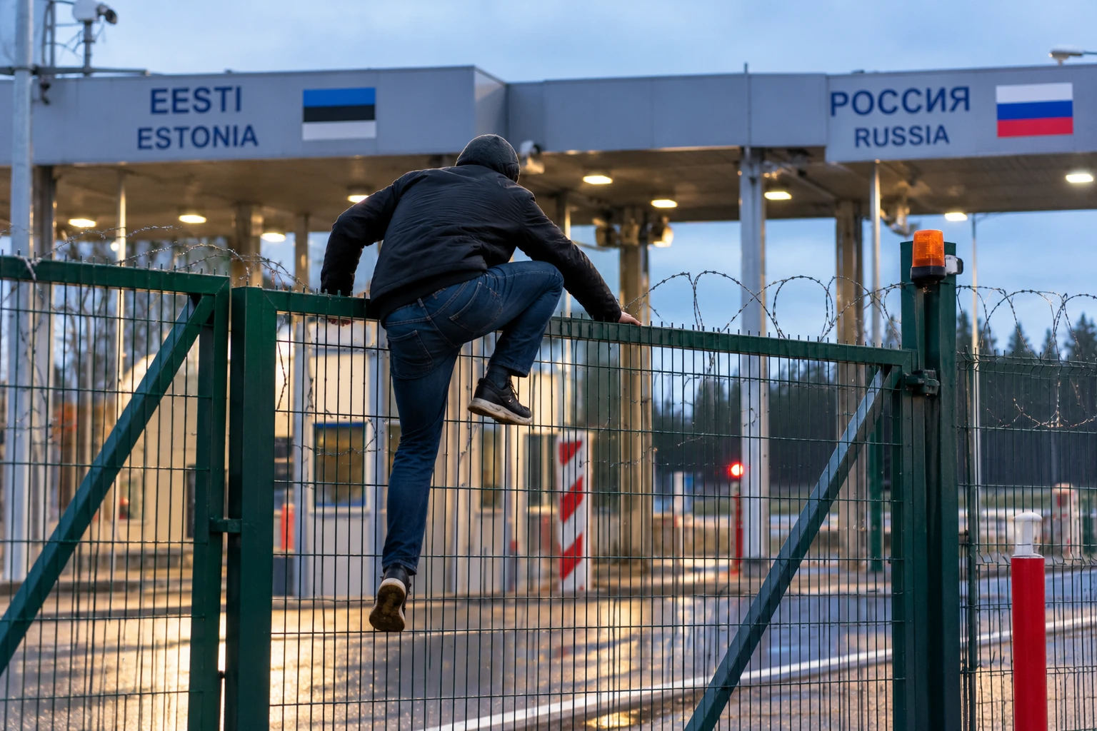 🏃 Закрытые ворота не остановили эстонца после запрета выехать в Россию