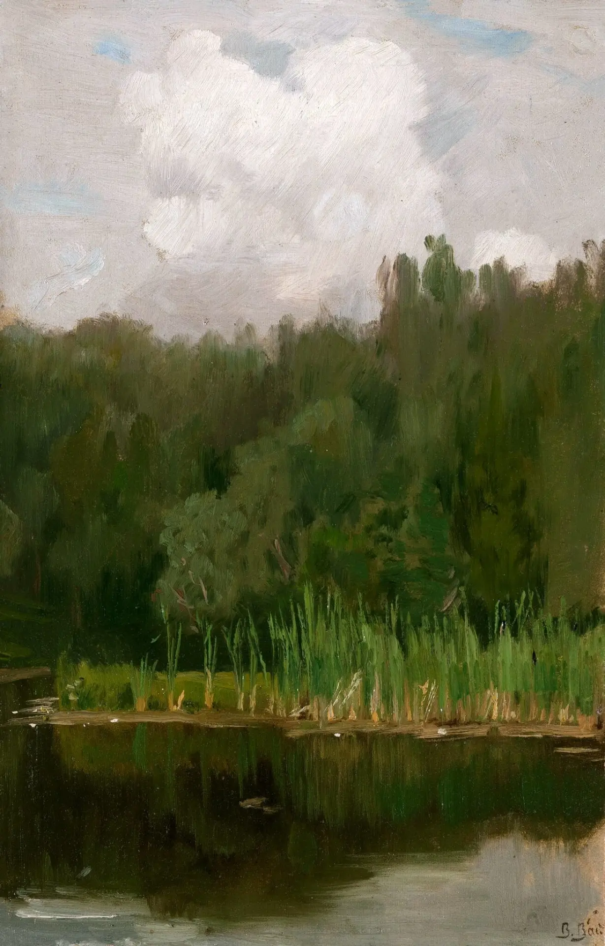 "Пруд в Ахтырке", 1881