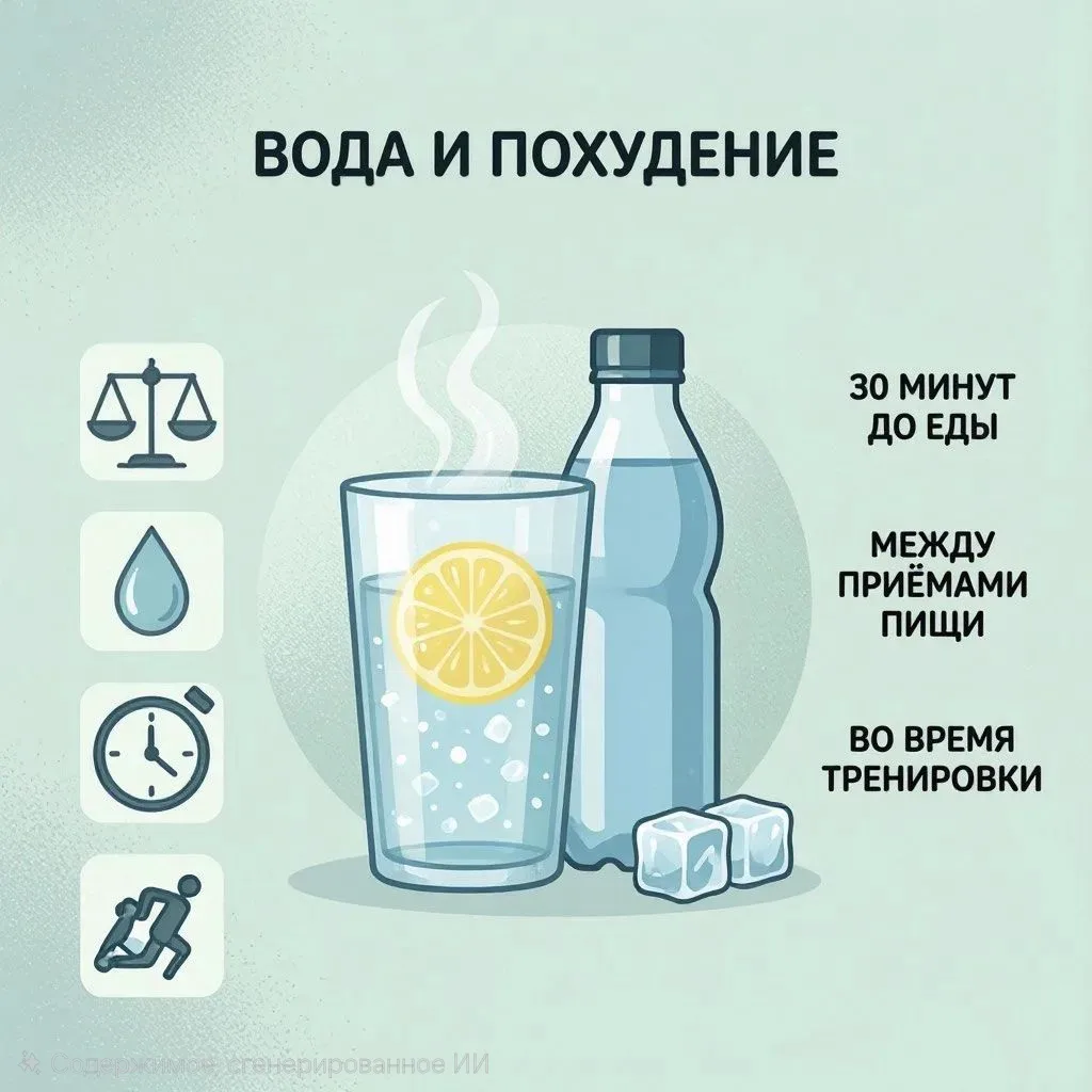 💧 Вода и похудение: как правильно пить?