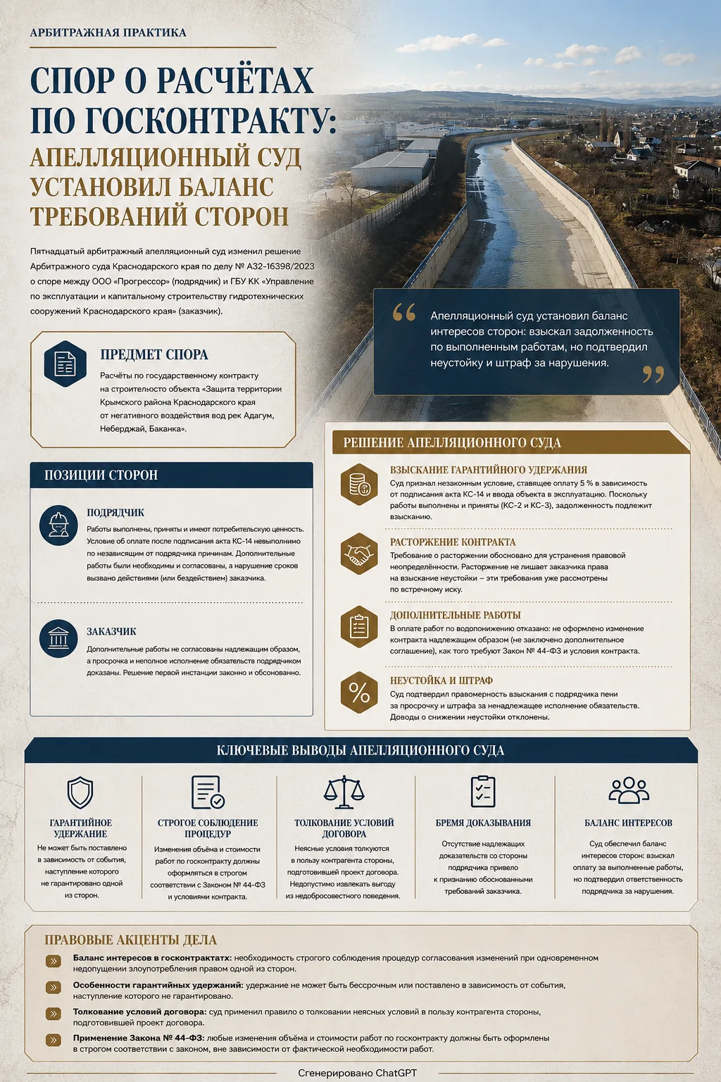 📌 Спор о расчётах по госконтракту: апелляционный суд установил баланс требований сторон