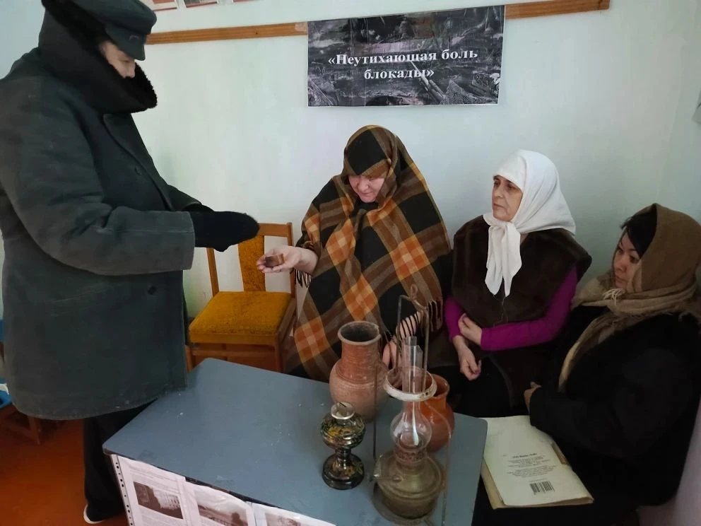 Сотрудниками МДОУ «Детский сад «Ручеек» п. Нива проведена памятная акция «Блокадный Лен...
