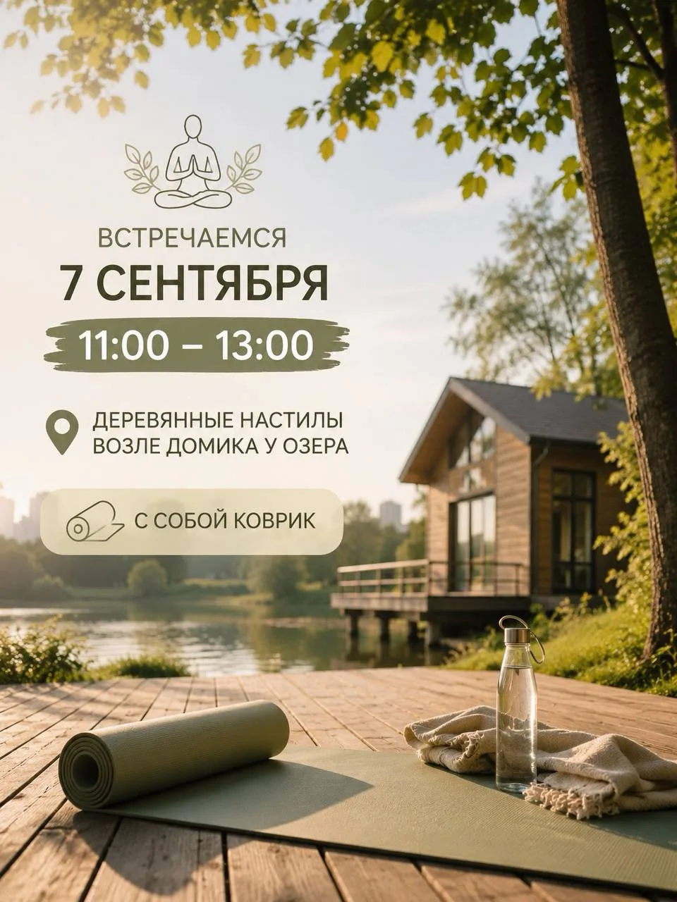 🧘 Йога в Татышев‑парке
