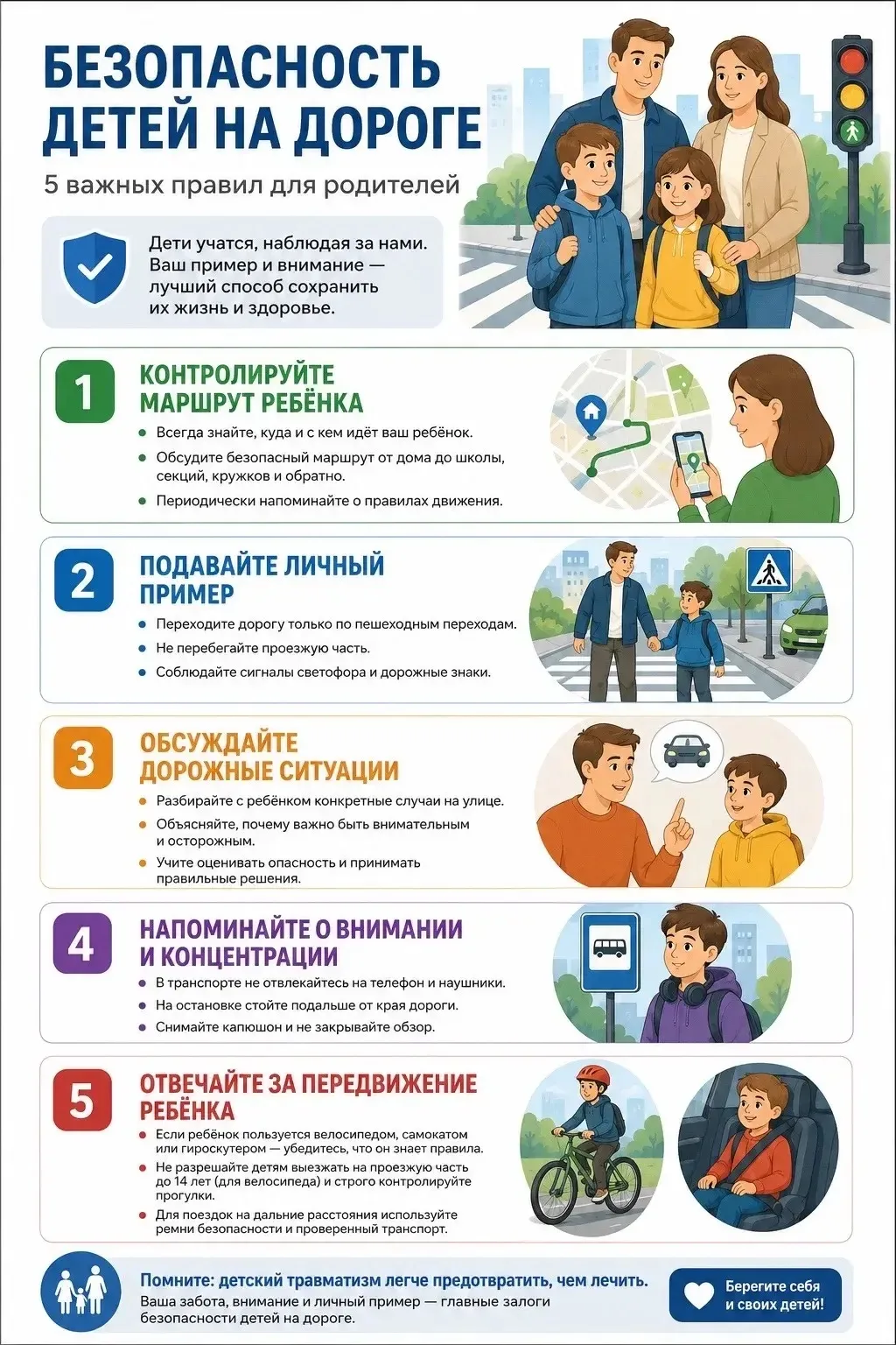 10 августа — Единый день безопасности дорожного движения.