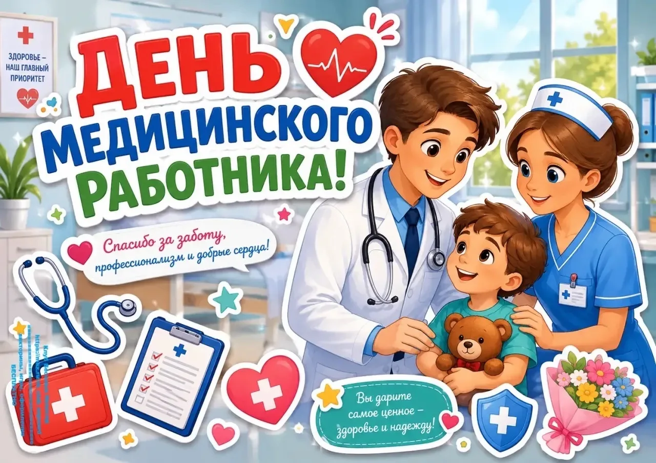 🩺 Сегодня — День медицинского работника! ❤️

В этот особенный день мы от всего сердца благодарим те