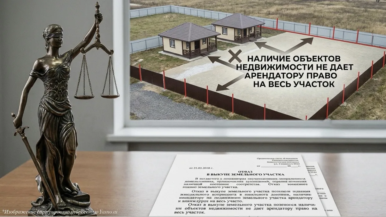 ⚖️НАХОЖДЕНИЕ НА АРЕНДУЕМОМ ЗЕМЕЛЬНОМ УЧАСТКЕ ОБЪЕКТОВ НЕДВИЖИМОСТИ НЕ ДАЕТ АРЕНДАТОРУ П...