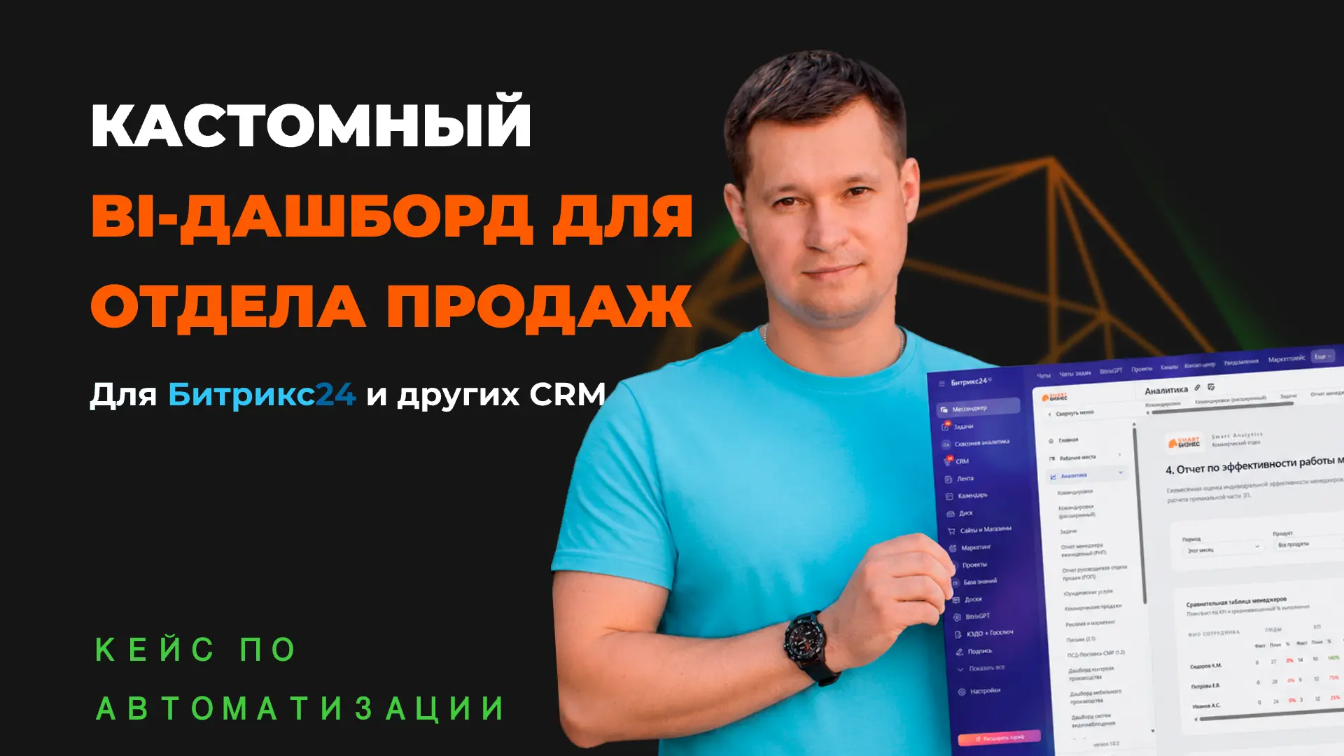 #кейс #Автоматизация BI‑панель для отдела продаж в Bitrix24: всё в одном окне