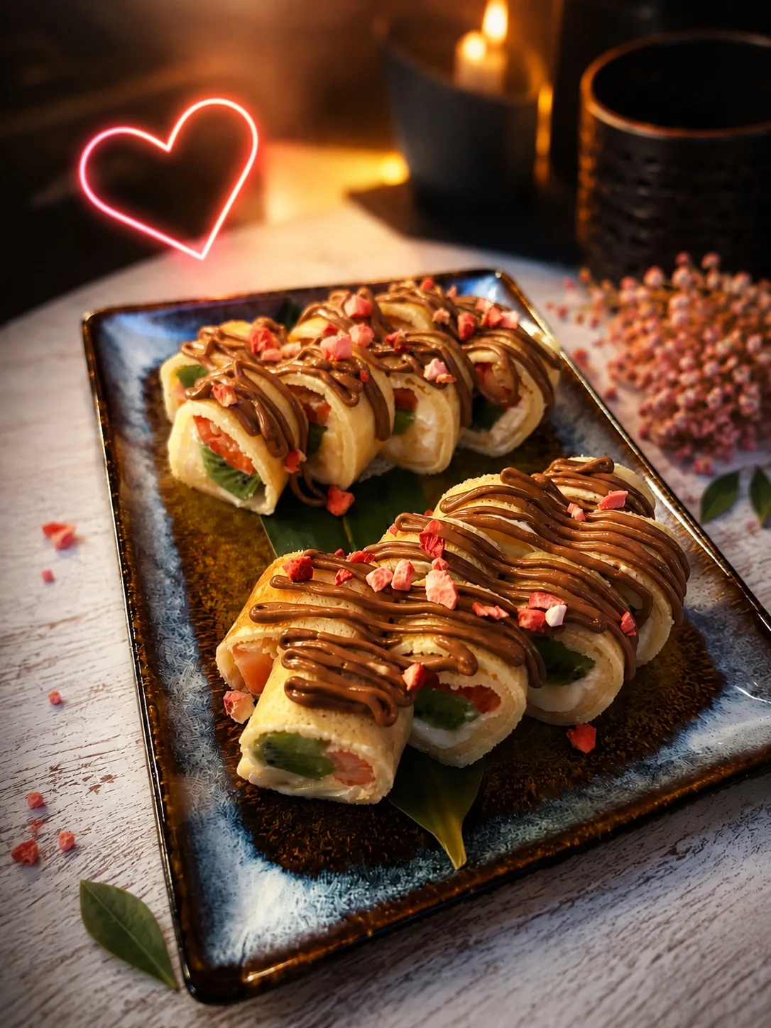 🍓 Когда роллы могут быть десертом… и это любовь с первого кусочка ❤️