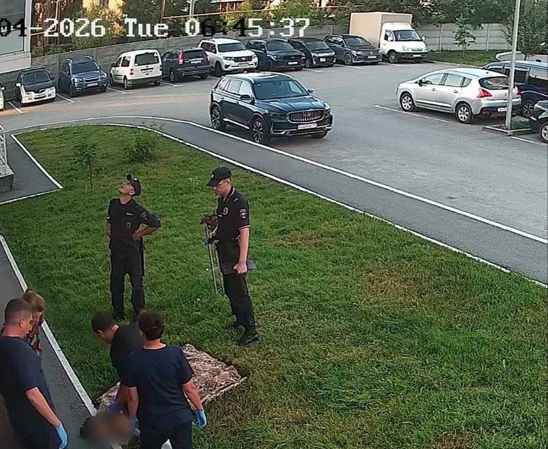 Ранним утром 4 августа на улице Плахотного, 78/1 в Новосибирске под окнами дома нашли т...