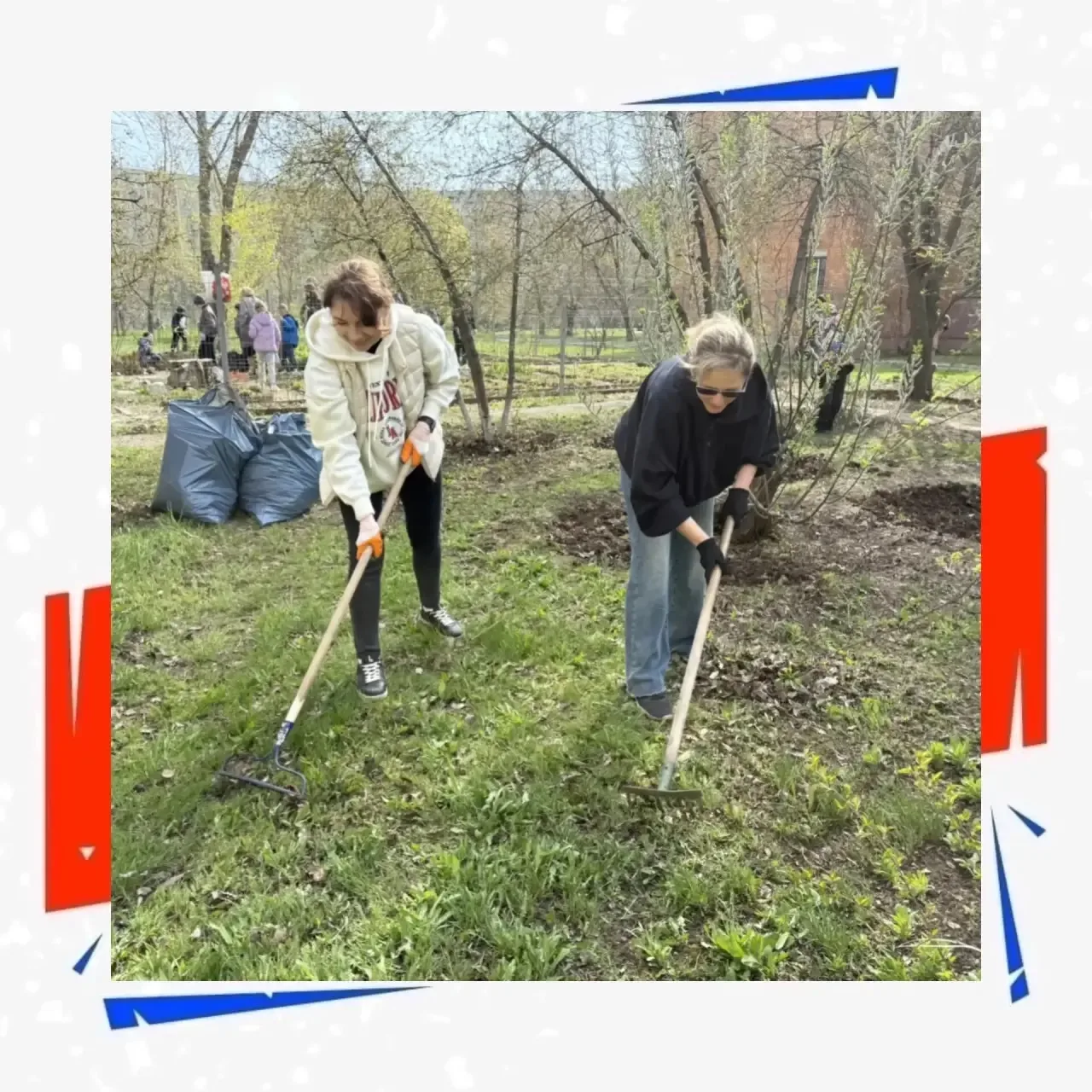 Родному Лицею – забота  лицеистов 💚  Вот так дружно и все вместе наводим чистоту и порядок в родном 