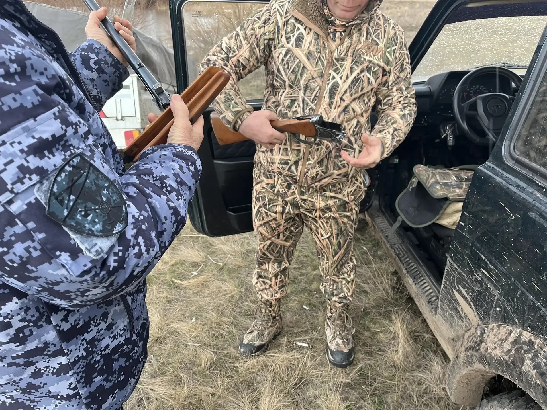 Министр, участник программы «Наши Герои» и Росгвардия провели рейд в охотугодьях    На территории ох