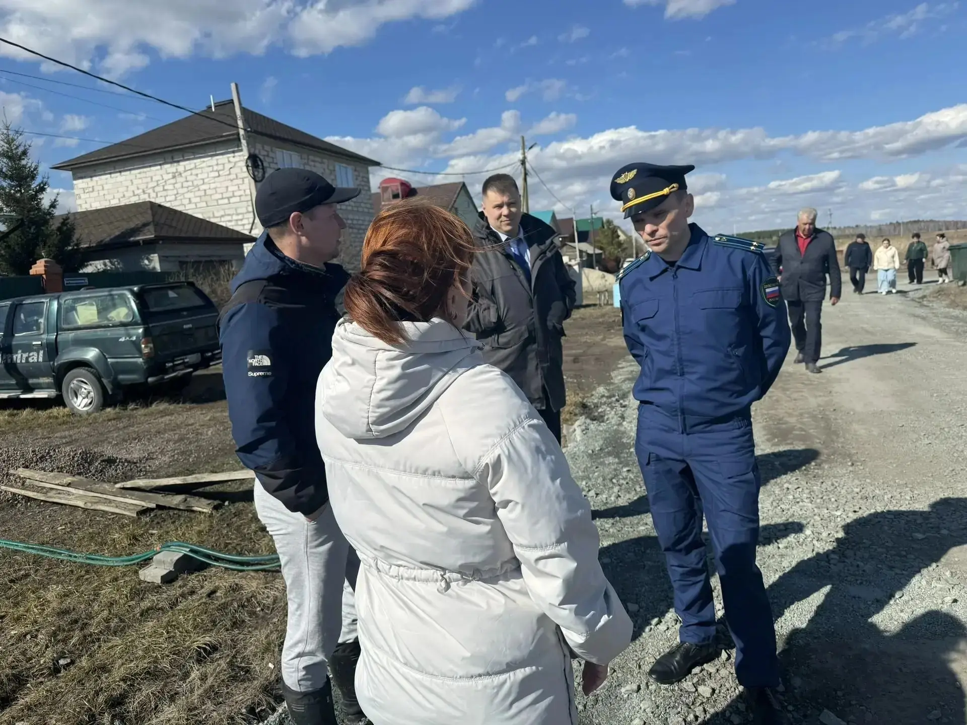 ‼️В связи с имеющейся проблемой подтопления талыми водами частных домов жителей исполняющим обязанно