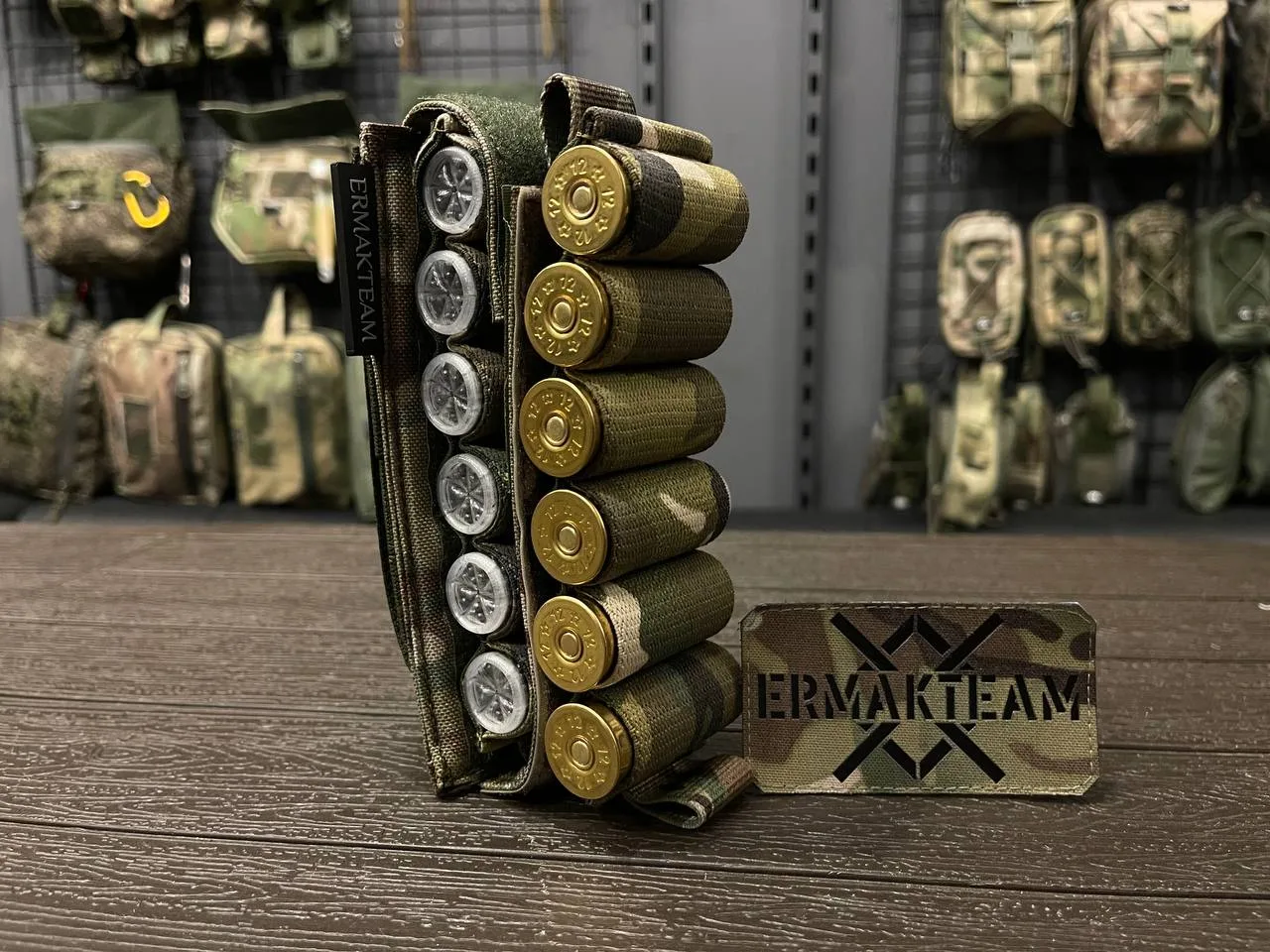 ДРОНОБОЙ  ➖Подсумок 12 калибр "Дронобой" - оружейный подсумок под патроны от 12 до 20 калибра, испол
