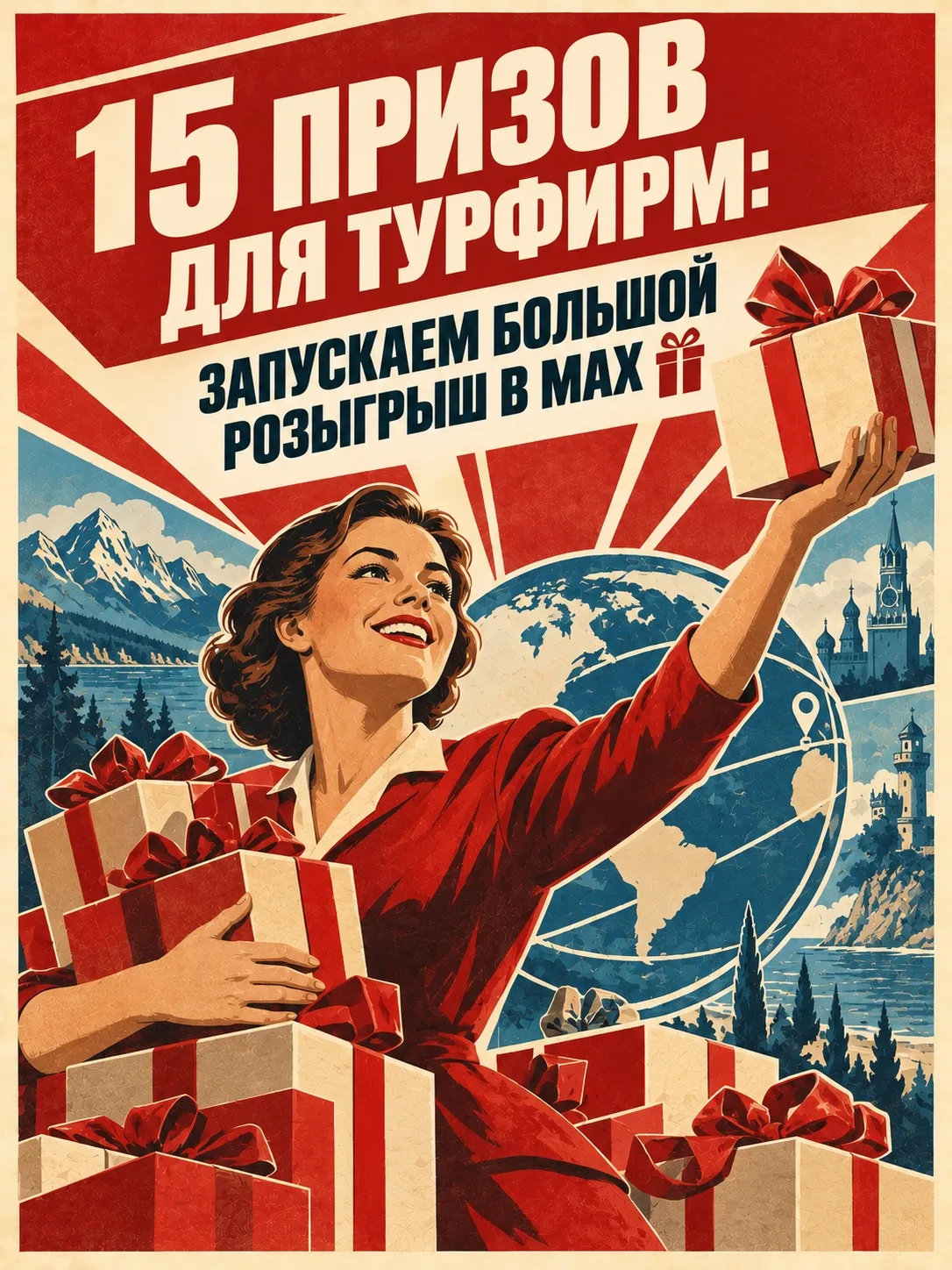 15 призов для турфирм: запускаем большой розыгрыш в MAX 🎁