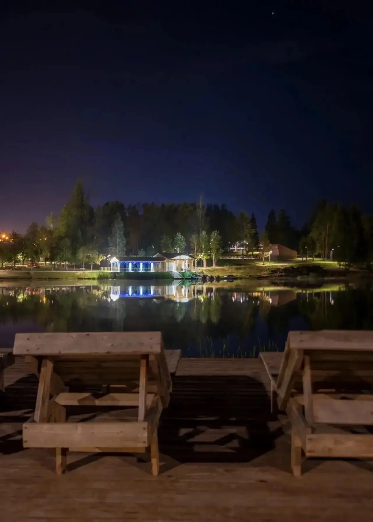 ✨ Ночной парк «Ермак» в Чусовом