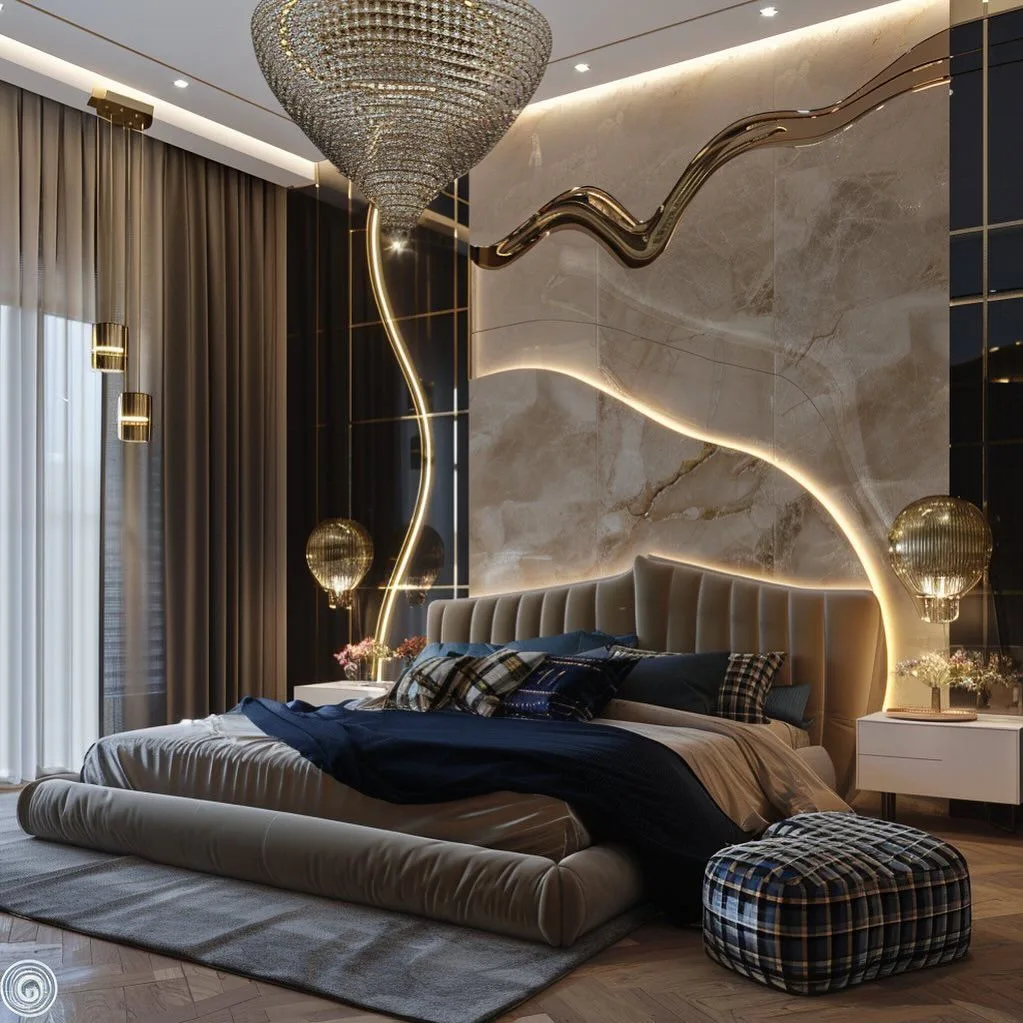 3D‑стены с подсветкой — магия в интерьере 💡