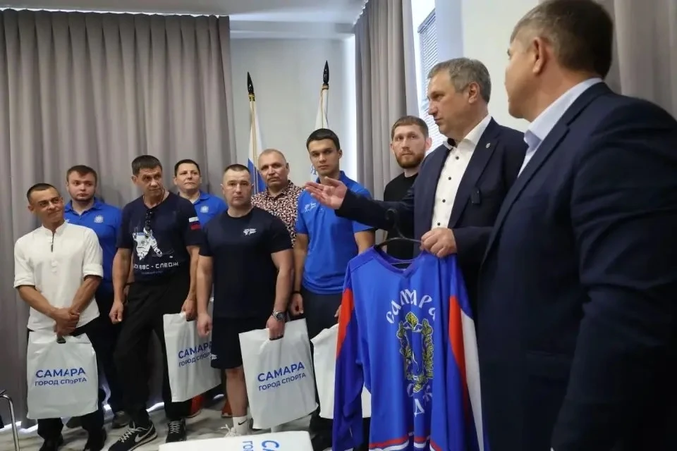 Сборная Самарской области по следж-хоккею удостоена почетных наград от города 🤝🏻