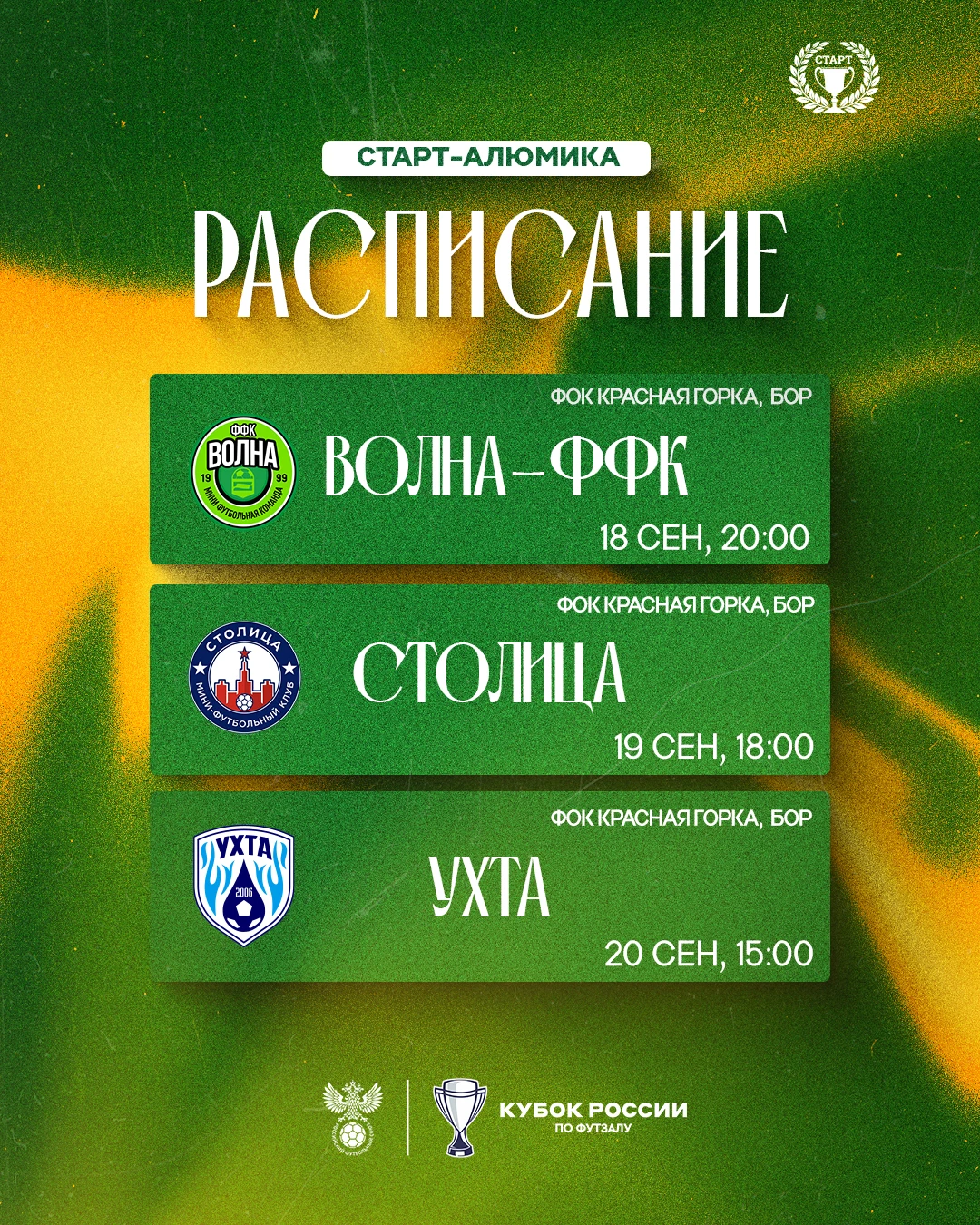 ФУТЗАЛЬНАЯ НЕДЕЛЯ В НИЖЕГОРОДСКОЙ ОБЛАСТИ!