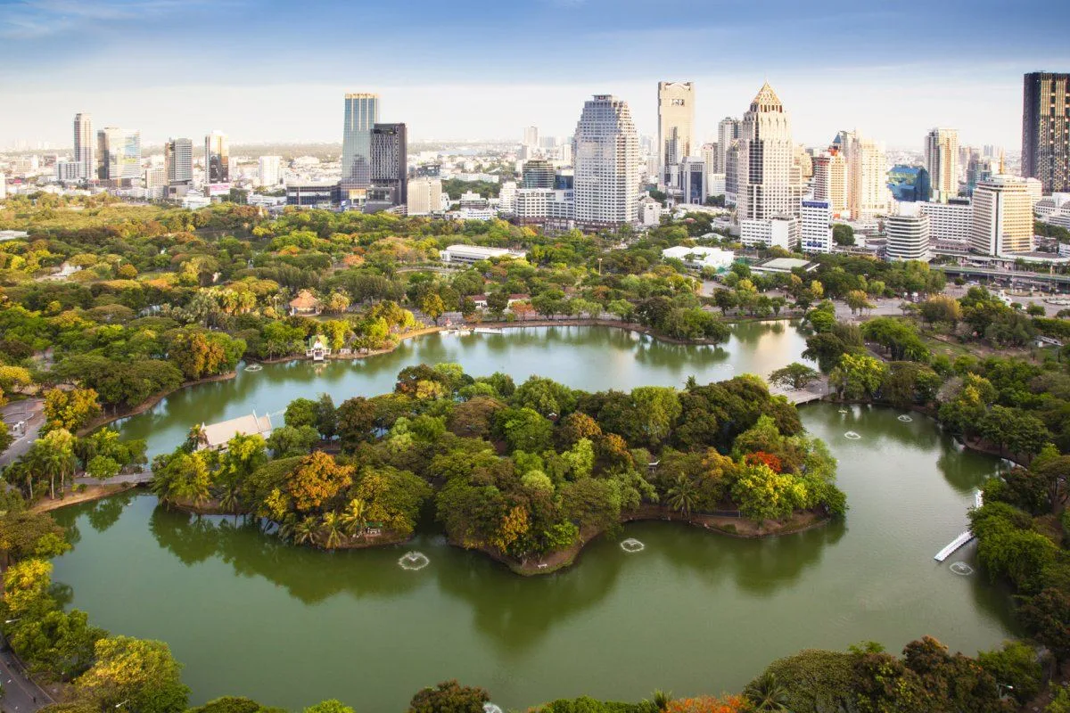 Парк Люмпини в Бангкоке, Таиланд 🇹🇭