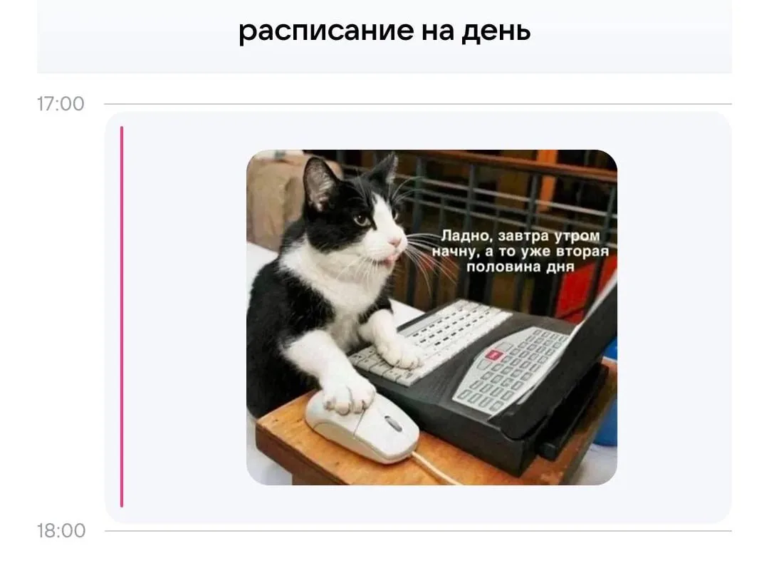 Руководитель просит прислать список задач на день… пу-пу-пу 🫣