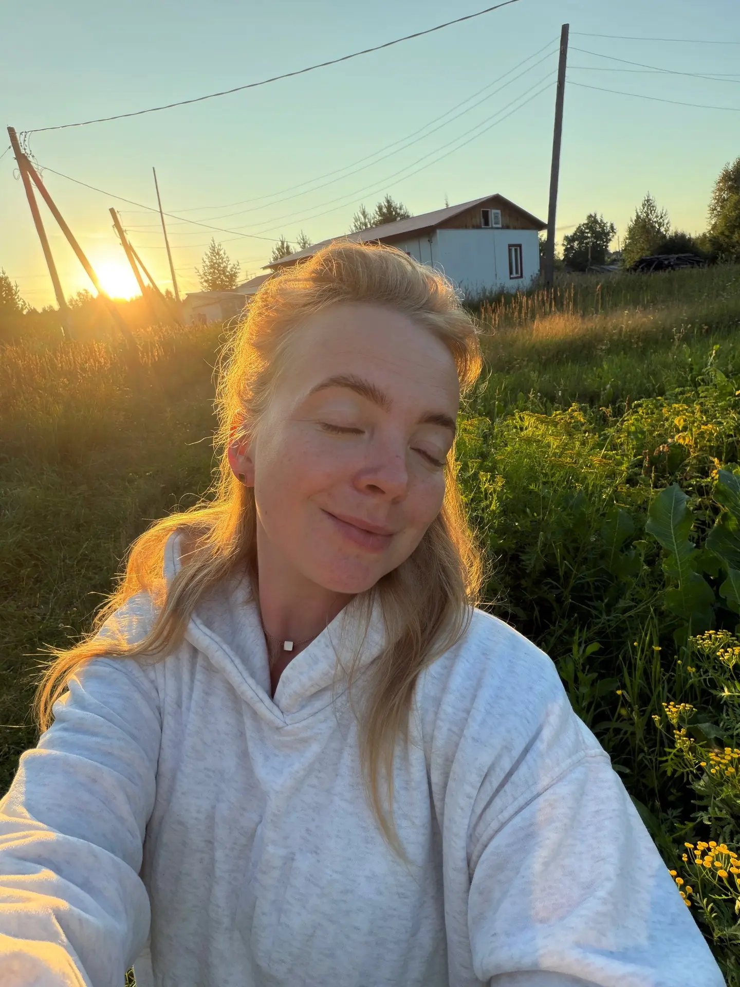 Августовский вечер в деревне 🌻☀️