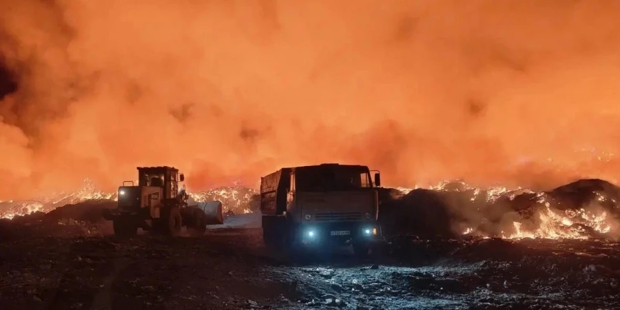 В Балакове после пожара на свалке завели уголовное дело