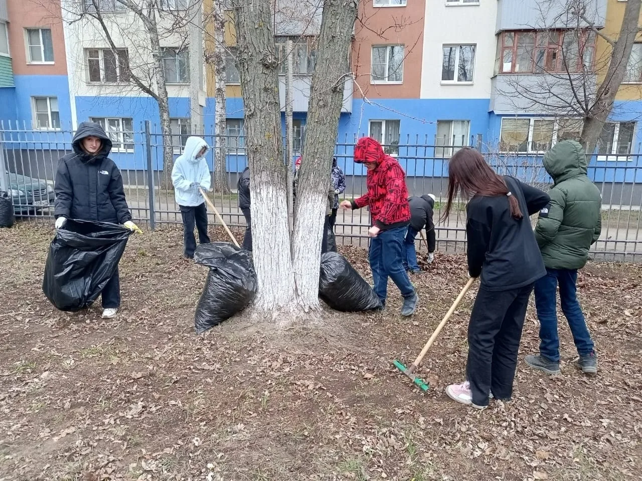 В рамках Всероссийской недели субботников в образовательном учреждении прошел экологический субботни