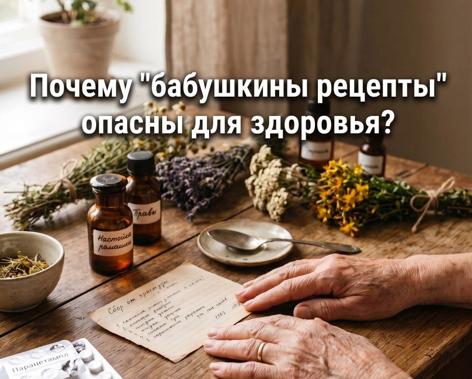 Почему «бабушкины рецепты» опасны для здоровья?
