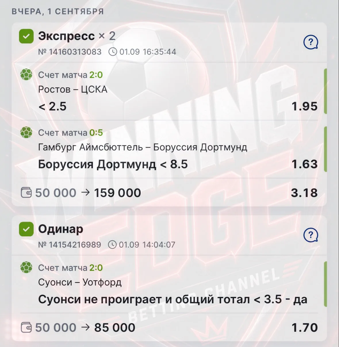 Поздравляю с победой по всем направлениям ✅✅✅