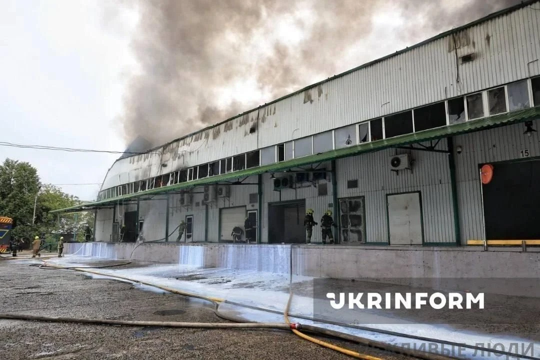 ❕ Кадры пораженных складов в Бориспольском районе Киевской области