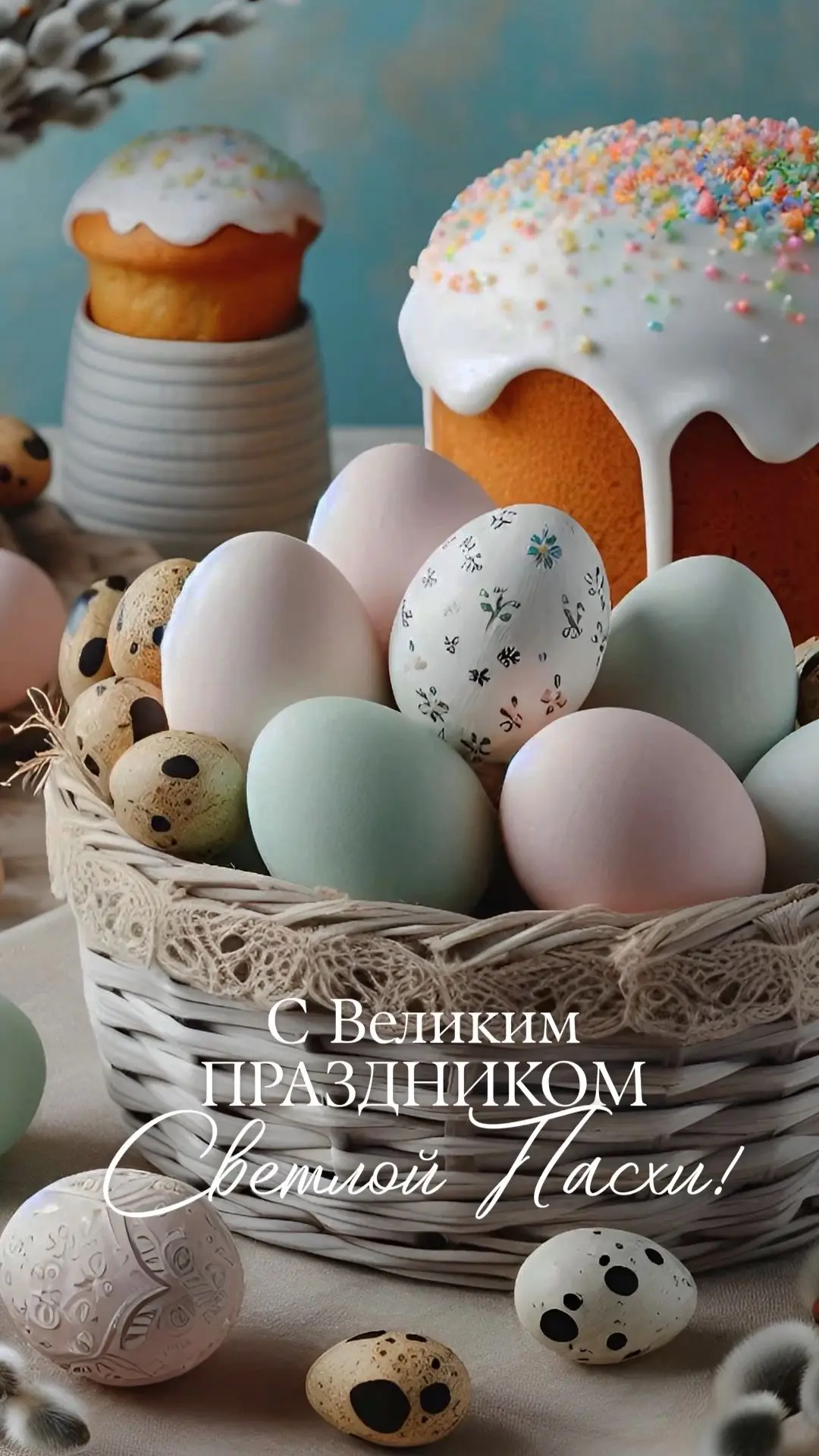 С праздником Пасхи!🪺