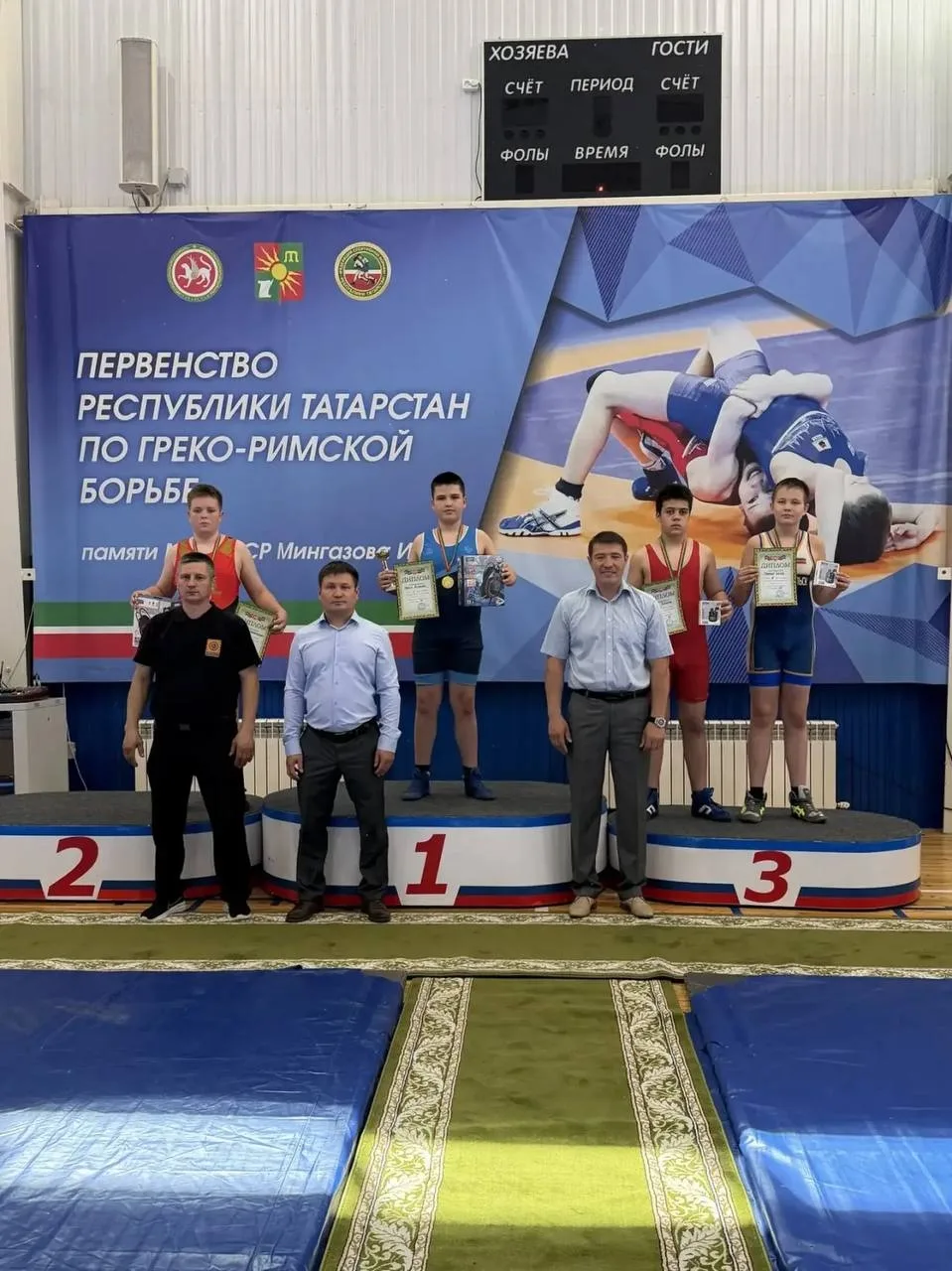 🤼‍♂️ Наши спортсмены завоевали медали на первенстве Татарстана по греко-римской борьбе  На Первенств