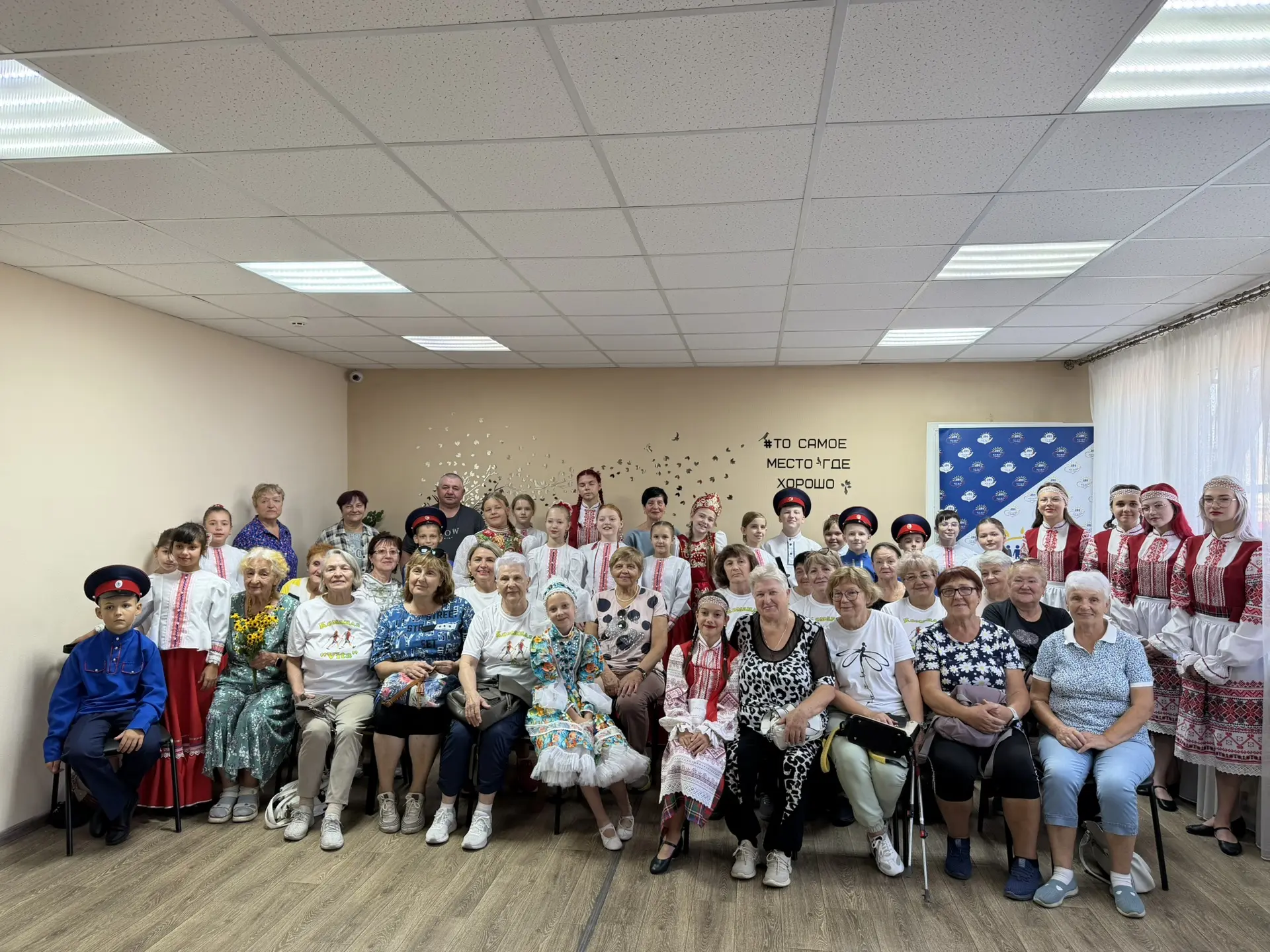 Тепло детских сердец — для наших бабушек и дедушек ❤️