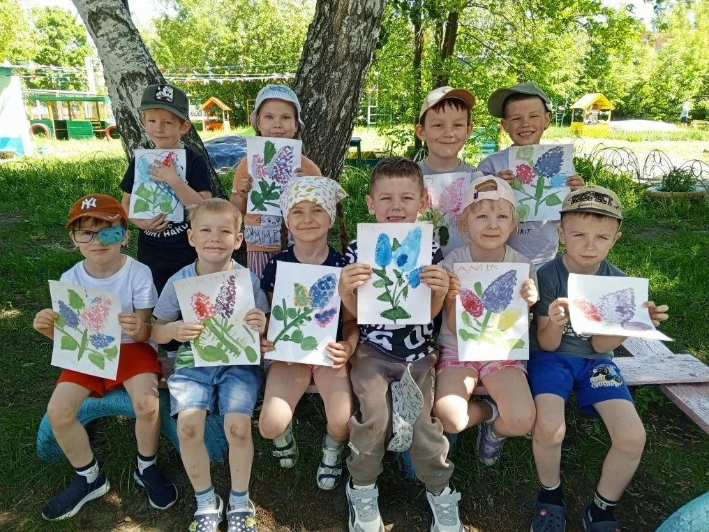 В детском саду села Ленино