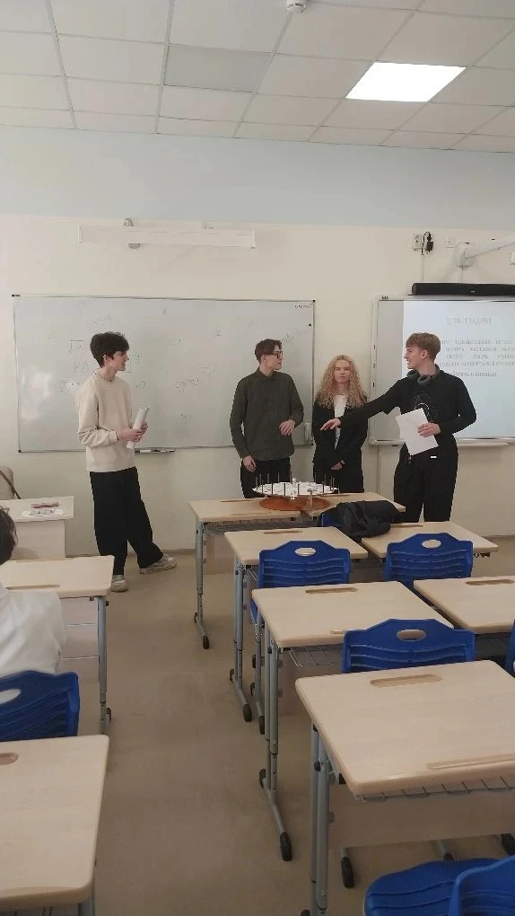 🎓13 февраля в МОБУ «СОШ «Янинский ЦО» состоялась игра "Что? Где? Когда?" для  обучающихся 10.1 и 10.