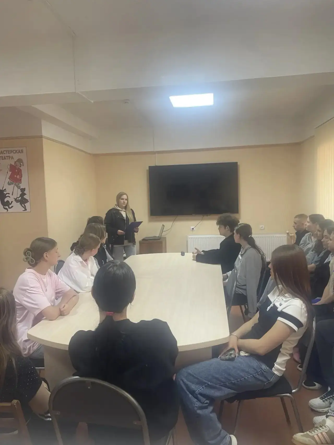 В Центре культуры и досуга ст. Вознесенской для студентов Вознесенского техникума пищев...
