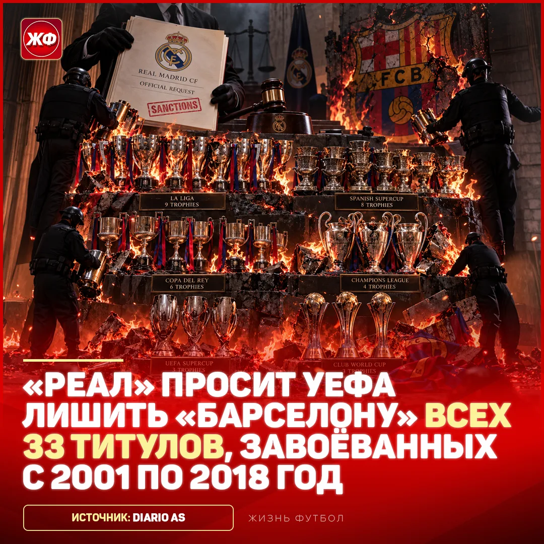 ❗️ «Реал» хочет лишить «Барсу» 33 ТИТУЛОВ – тогда у каталонцев останется ВСЕГО ОДНА ЛЧ!...