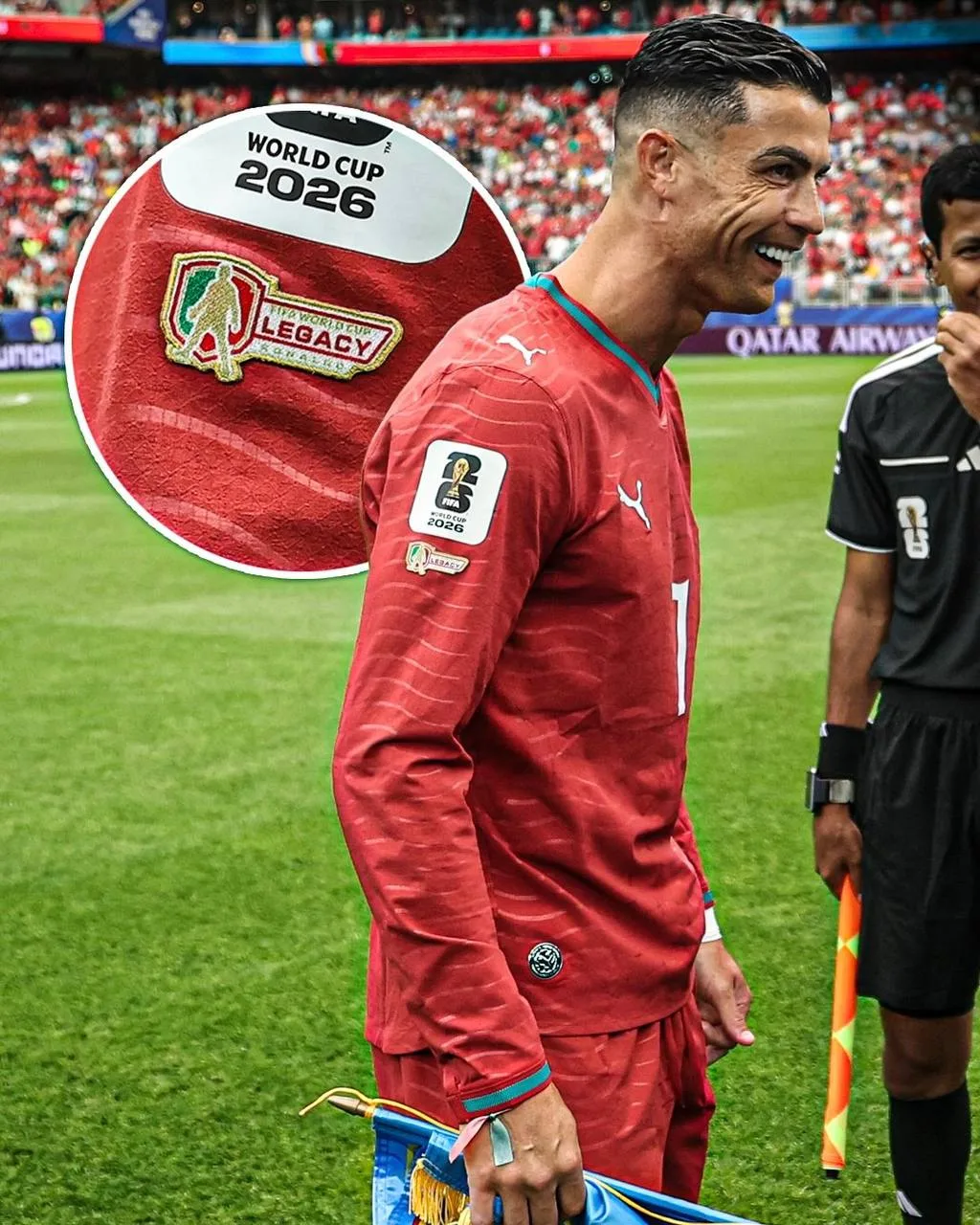 🇵🇹Зацените, у Роналду особенный Legacy патч!

Сделан под его фирменное празднование.

@myach_lab