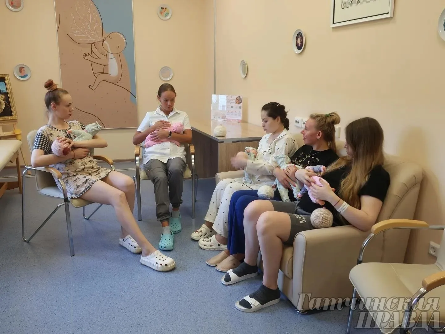 🍼31 июля, накануне Всемирной недели поддержки грудного вскармливания, в перинатальном центре Гатчин