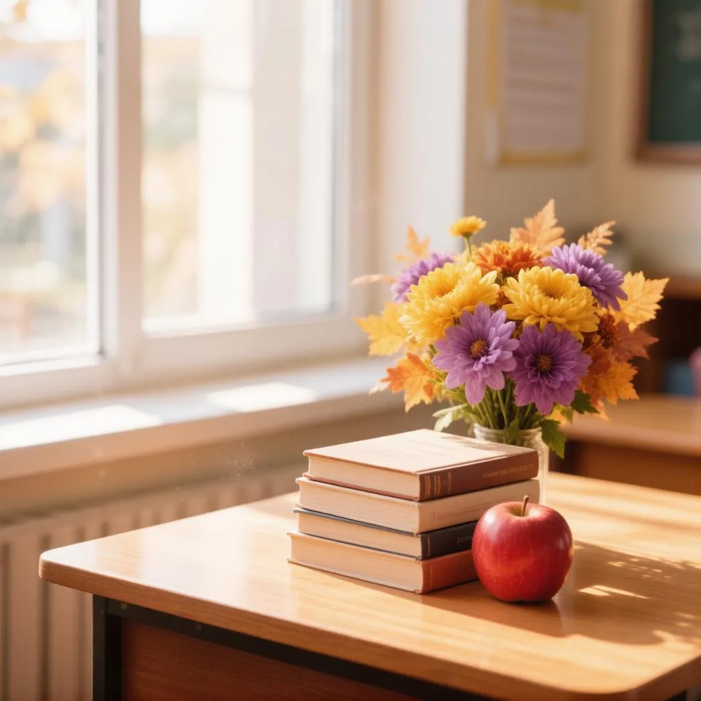 Открытки учителям 🍁📚