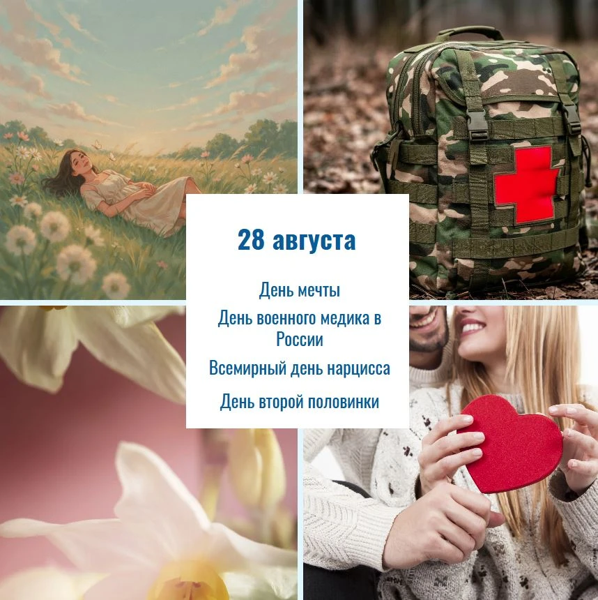 Праздники, отмечаемые 28 августа: