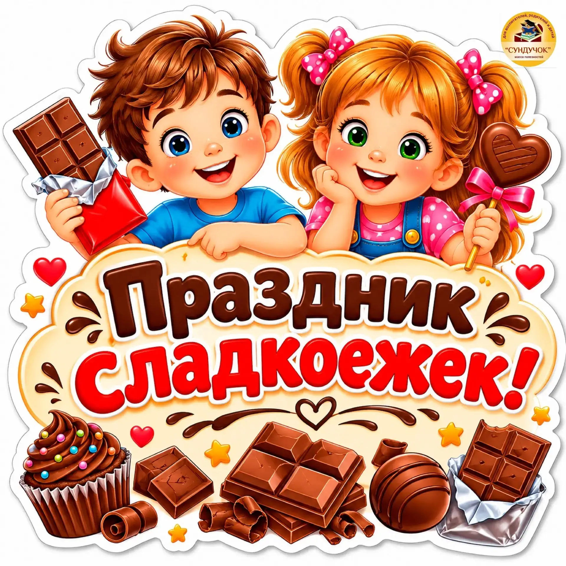 🍫 ПРАЗДНИК СЛАДКОЕЖЕК 🍫
11 июля отмечается Всемирный день шоколада — и ребята из средней группы №2