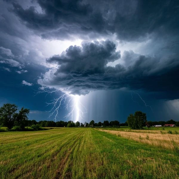 ‼️⚡МЧС: гроза с ураганным ветром надвигается на Липецкую область!